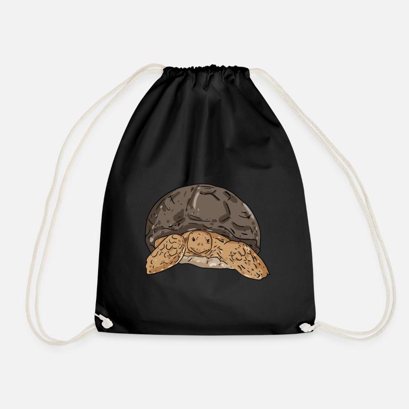 Schildkröte - Turnbeutel - Schwarz