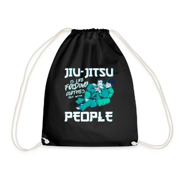 Artiste martial brésilien Jiu Jitsu Jiu Jitsu - Sac de sport léger - noir - Devant