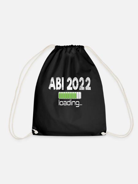 Abi 2022 Abitur 2022 - Turnbeutel - Schwarz
