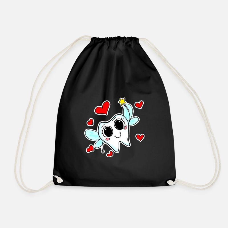 La magie des dents de la fée des dents - Sac de sport léger - noir