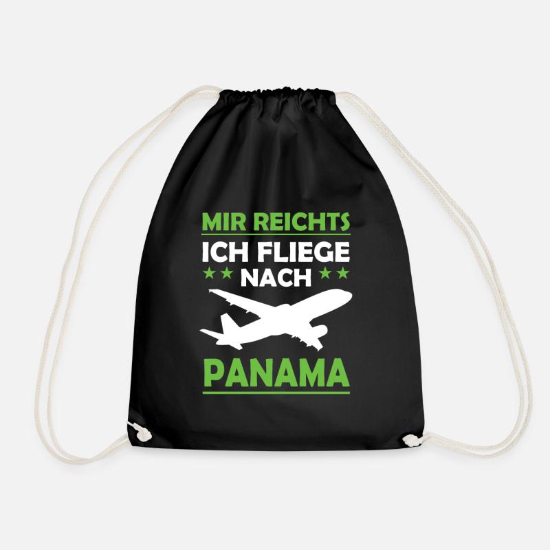 Mir Reichts Ich Fliege Nach Panama Urlaub Panama - Turnbeutel - Schwarz