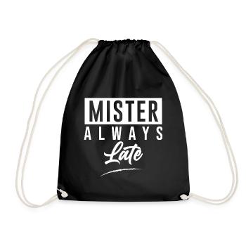 Mister Always Late - Sac de sport léger - noir - Devant
