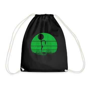 Carpes de carpes cadeau carpe Boilie - Sac de sport léger - noir - Devant