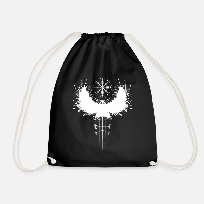 Viking Aegishjalmur Helm of Awe Terror - Turnbeutel - Schwarz