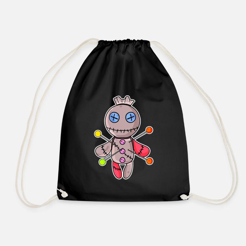 Voodoo doll - Turnbeutel - Schwarz