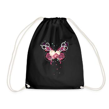 Coiffure Coiffeuse Coiffeuse Coiffeur Idée cadeau - Sac de sport léger - noir - Devant