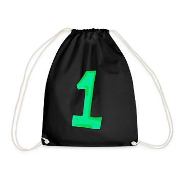 1 - Sac de sport léger - noir - Devant