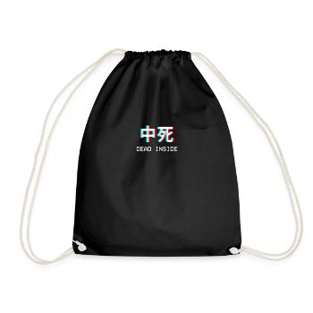 Dead Inside Japanese Vaporwave Aesthetic cadeau - Sac de sport léger - noir - Devant