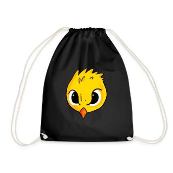 chick - Drawstring Bag - black - Front