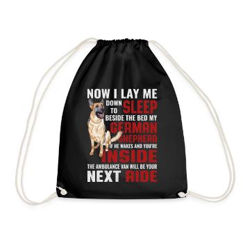 Bergers drôles Proverbes chiens Proverbes - Sac de sport léger - noir - Devant