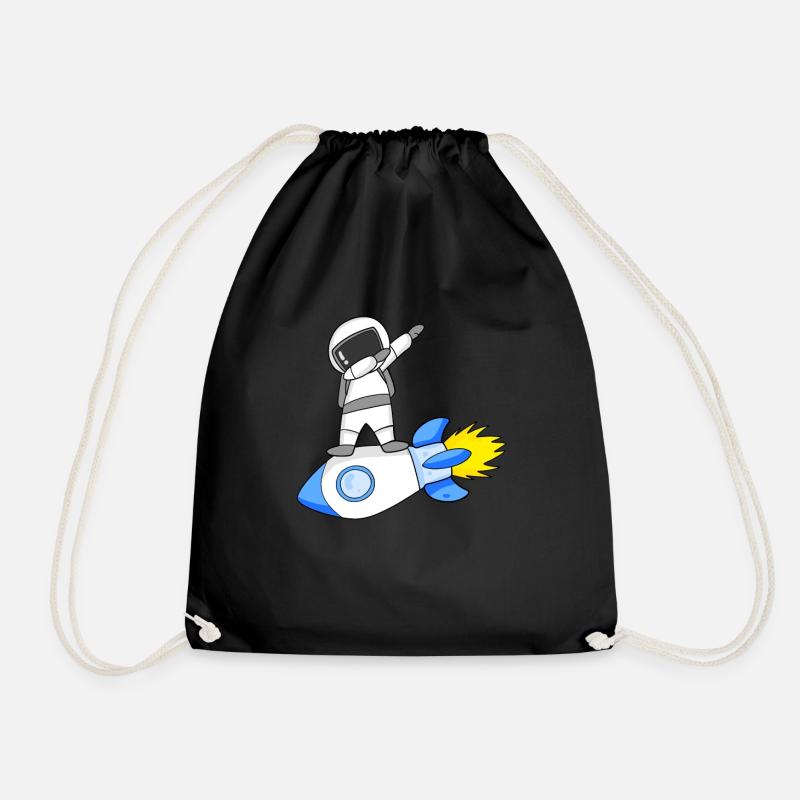 Astronaute Dabbing - Sac de sport léger - noir