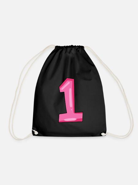 1 - Drawstring Bag - black
