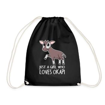okapi - Drawstring Bag - black - Front