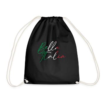 Bella Italia - Drawstring Bag - black - Front