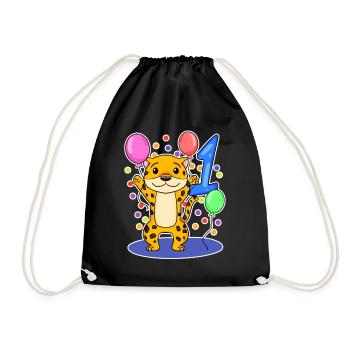 1 ans 1 anniversaire cadeau - Sac de sport léger - noir - Devant