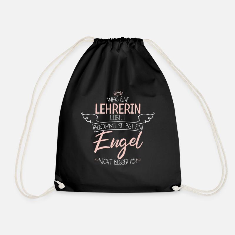 Lehrerin - Turnbeutel - Schwarz