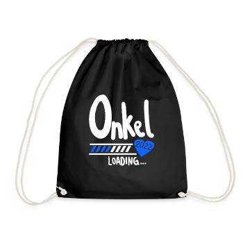 Onkel 2022 loading - Turnbeutel - Schwarz - Vorne