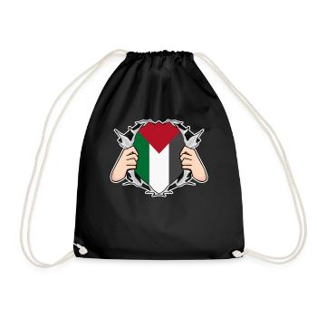 Palestine - Sac de sport léger - noir - Devant