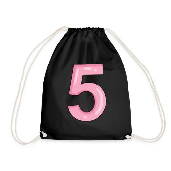 5 Rosa - Sac de sport léger - noir - Devant