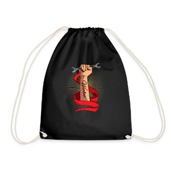 Craftsmen Professions - Drawstring Bag - black - Front
