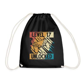 17ème anniversaire Gamer 17 ans - Sac de sport léger - noir - Devant