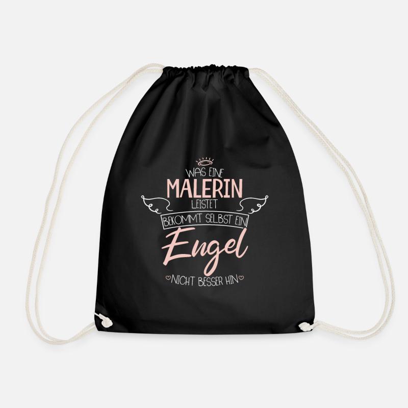 Malerin - Turnbeutel - Schwarz