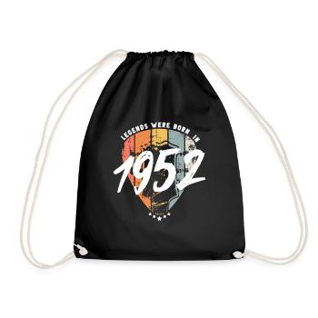 1952 anniversaire guitare guitare - Sac de sport léger - noir - Devant