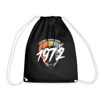 1972 anniversaire guitare guitare - Sac de sport léger - noir - Devant