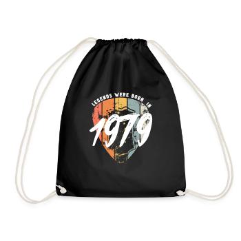 1979 anniversaire guitare guitariste - Sac de sport léger - noir - Devant