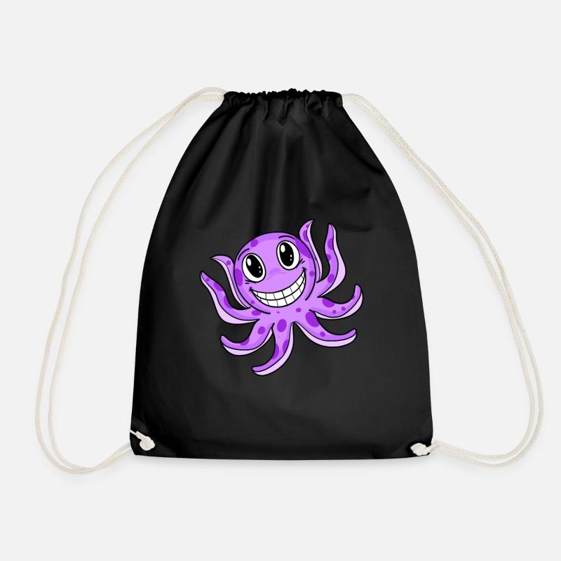 Kraken - Turnbeutel - Schwarz