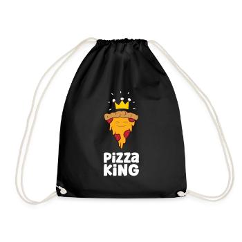 Pizza King Love Pizzas - Drawstring Bag - black - Front
