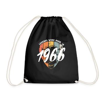 1966 anniversaire guitare guitariste - Sac de sport léger - noir - Devant