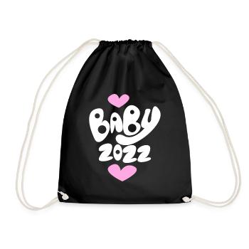 Bébé 2022 - Nouveau-né 2022 Cadeau bébé - Sac de sport léger - noir - Devant