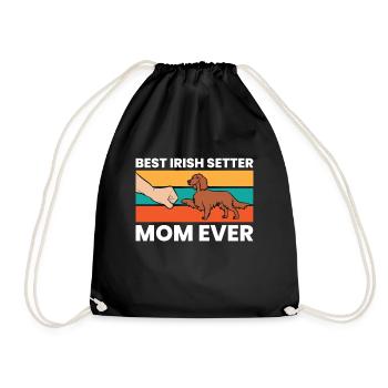 Irish Setter Dog Owner Meilleur setter irlandais - Sac de sport léger - noir - Devant