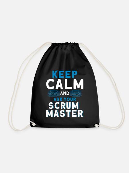 Puppet Chefs Programmer Scrum Master Geschenk - Turnbeutel - Schwarz
