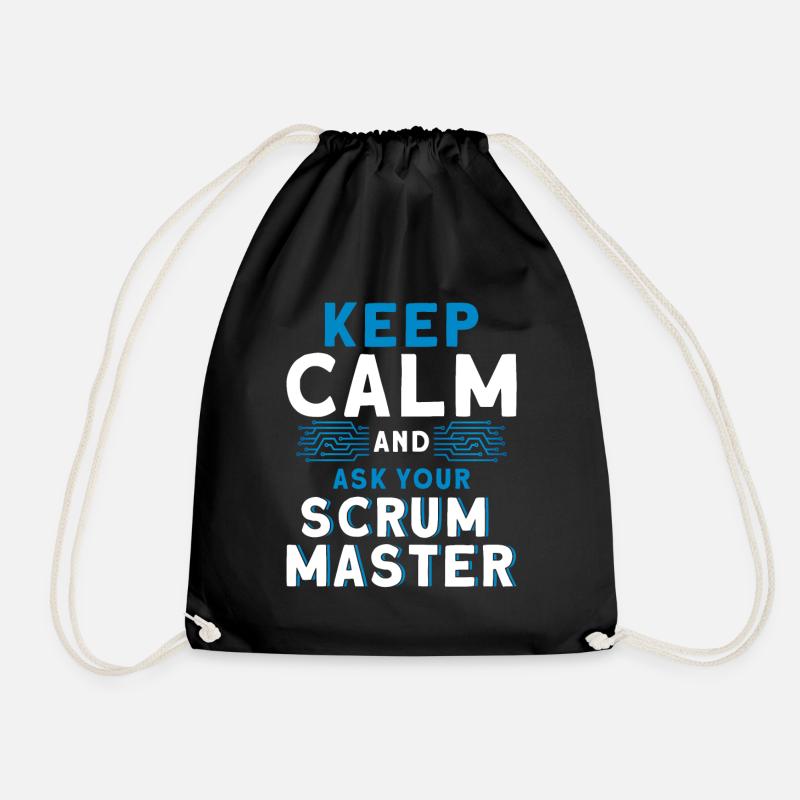 Puppet Chefs Programmer Scrum Master Geschenk - Turnbeutel - Schwarz