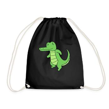 Crocodile - Sac de sport léger - noir - Devant