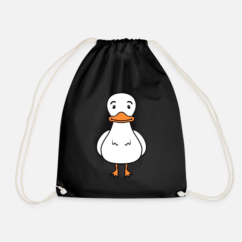 Ente - Turnbeutel - Schwarz