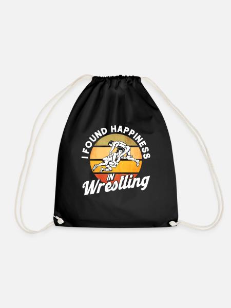 Ringen Ringen Trainer Ringer Geschenk - Turnbeutel - Schwarz