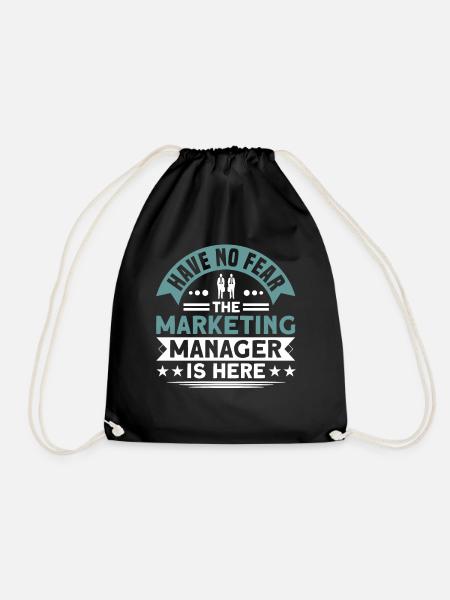 Marketing Manager Digitales Marketing Marketing - Turnbeutel - Schwarz