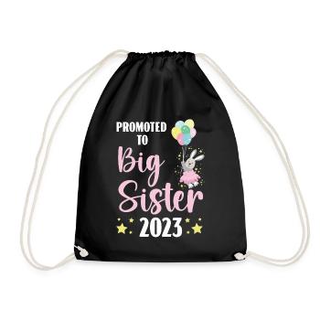 Promue grande sœur 2023 sœur - Sac de sport léger - noir - Devant