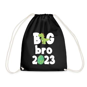 Big Brother 2023 Dino Trex 23 - Drawstring Bag - black - Front