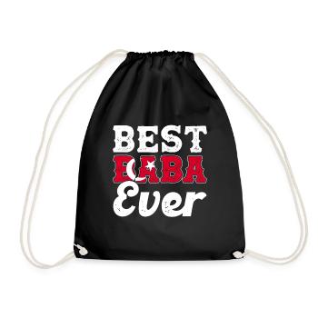 Turkish Turks Türkiye Gift - Drawstring Bag - black - Front