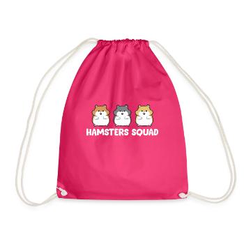 La troupe de hamsters aime les hamsters - Sac de sport léger - fuchsia - Devant
