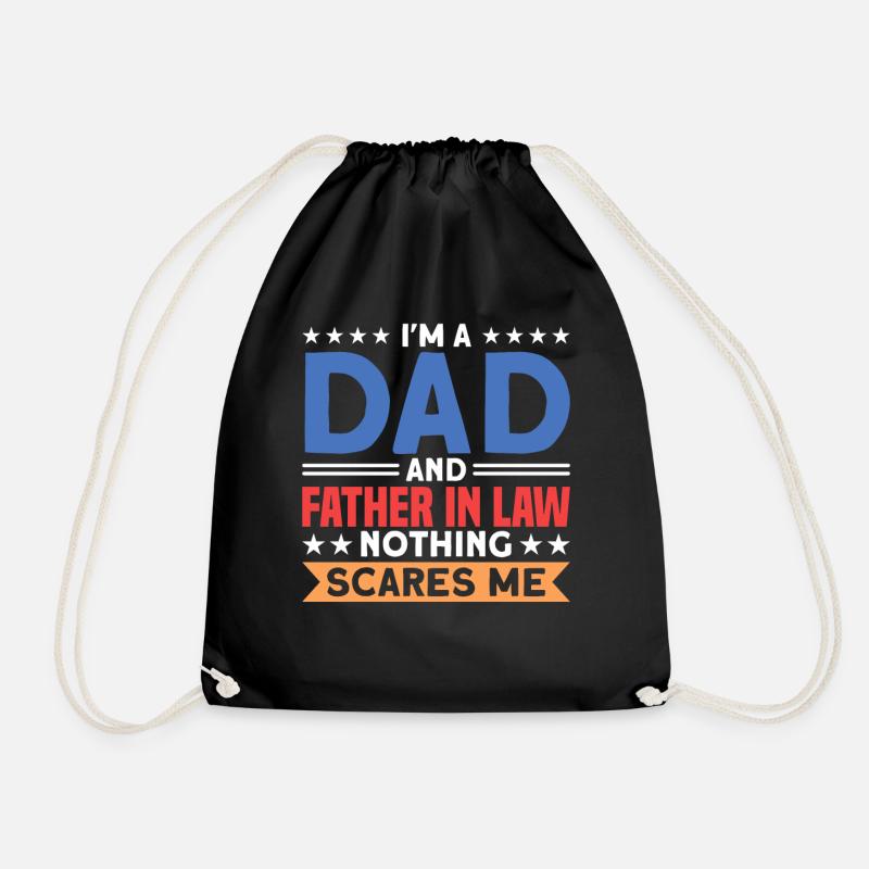 Schwiegervater Schwiegervater Papa - Turnbeutel - Schwarz