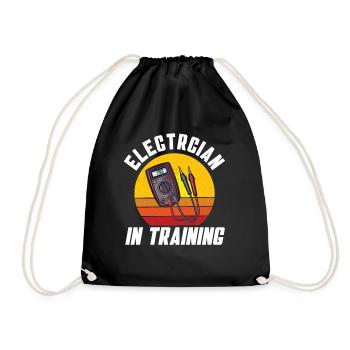 Electrician Electrical Engineer Master Electrician - Drawstring Bag - black - Front