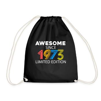 Fantastique depuis 1973 - né en 1973 - Sac de sport léger - noir - Devant