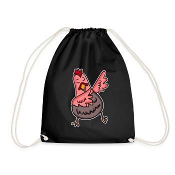 Dabbing Dab Poulet - Sac de sport léger - noir - Devant