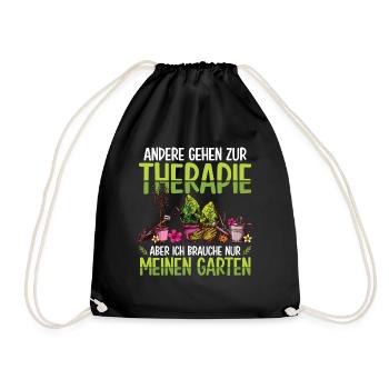 Andere Gehen Zur Therapie, Aber Ich Brauche Einen - Turnbeutel - Schwarz - Vorne