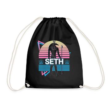 Seth Dieu Égyptien Egypte Cadeau - Sac de sport léger - noir - Devant